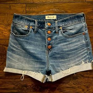 Madewell denim shorts